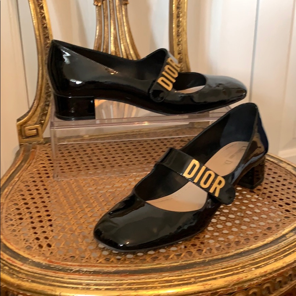 Dior Baby-D patent pump